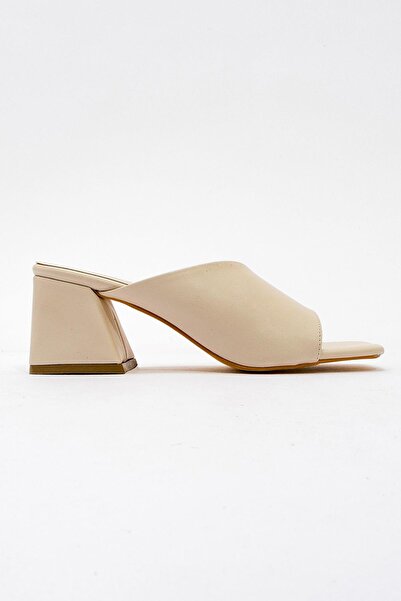 Ccway Plain Heeled Women's Slippers - TEN