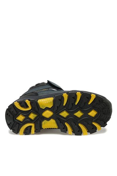 Kinetix 3W  Hi 3Pr - Navy Blue/Yellow Kids Sneakers 25/30