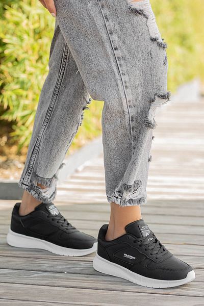 Ccway Pantofi sport dama negru alb