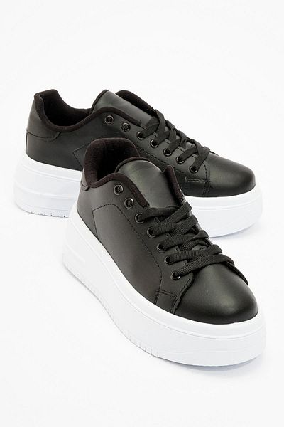 Ccway Pantofi sport de damă alb-negru