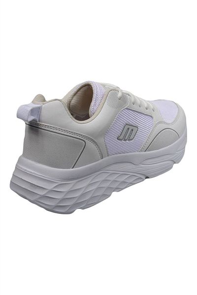 M.P. 222-2706 Zn Pantofi casual alb cu talpă înaltă pentru femei