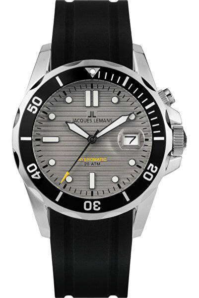 Jacques Lemans ساعة اليد الرجالية Hybromatic 1-2170b