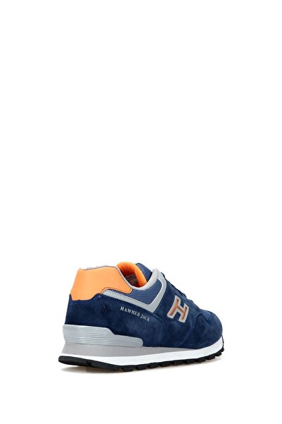 Hammer Jack Pánská sportovní obuv z pravé chilské kůže tmavě indigově oranžové barvy