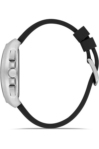 DAVID GUNER Silver Plated Black Dial Women's Watch Dg-8486Gd-J2