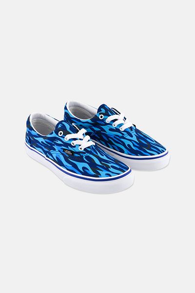 Vans Kids Boy Era Lace Up Shoes, Blue