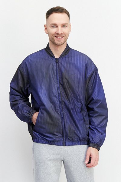 Calvin Klein Men Brand Logo Bomber Jacket, Blue