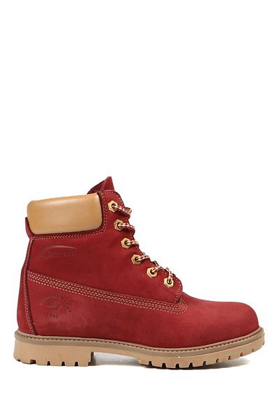 Hammer Jack Μπότες Unisex από γνήσιο δέρμα Claret Red Nubuck