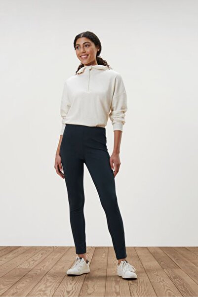 Tchibo بنطال ضيق سهل الارتداء للنساء، أزرق داكن