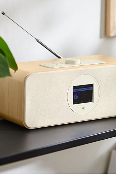 Tchibo راديو إنترنت WLAN بشاشة ملونة، مجموعة بيج