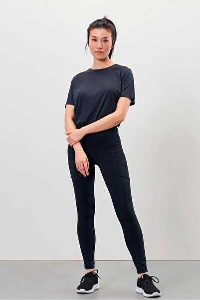 Tchibo بنطال رياضي عالي الأداء للنساء، أسود