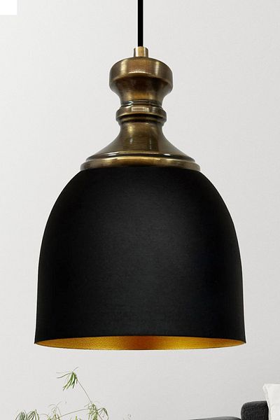 Bamyum Black Chandelier - Single Antique Knob Headboard, Lamp Lighting Living Room Kitchen Boutique