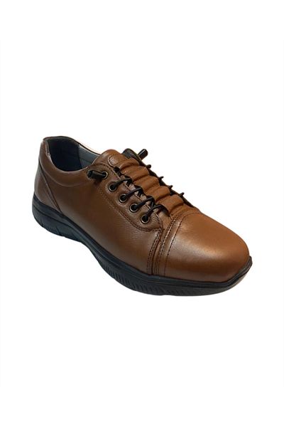 MARİOTTO Mariotto 032 Zn Women's Tan Genuine Leather Orthopedic Casual Shoes