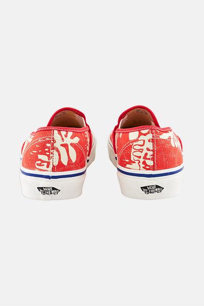 Vans Women 48 Dec Slip On Shoes, Orange