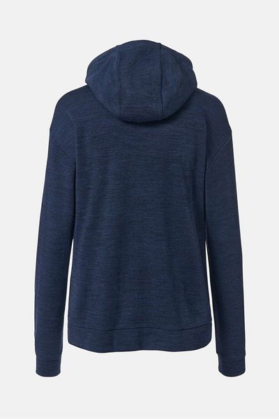 Tchibo Women Hooded With Drawstring Plain Sweatshirt, Navy