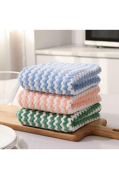 Ekostem Effective Cleaning Kit: Deep Cleaning with 3 Pufidik Cloths and 3 Wire Dish Sponge