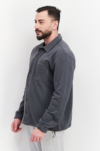 Fila Men Sportswear Fit Long Sleeves Outdoor Jackets, Grey