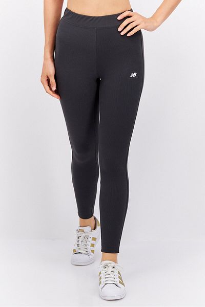 New Balance Women Sportswear Fit Embroidered Logo Training Tights, Dark Grey
