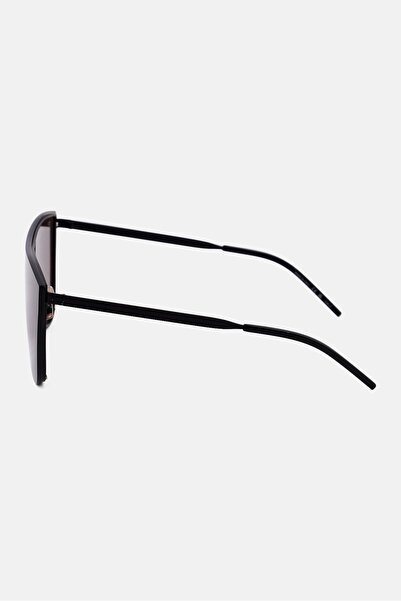 Saint Laurent Men SL1BMASK Shield Sunglasses, Black