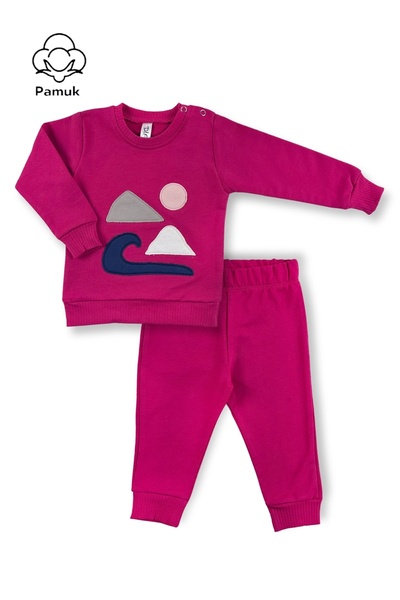 difa kids Unisex Baby Embroidered Geometric Design Seasonal Suit - Girls and Boys