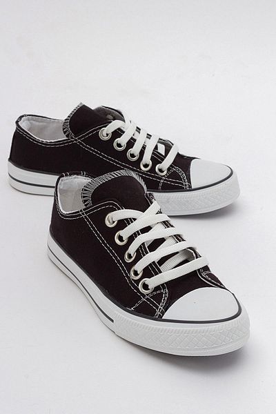 Ccway Pantofi sport pentru copii din in 31-35 Negru Alb