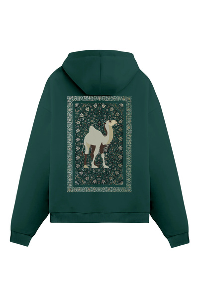 Mounte Bianca Unisex Cammello - Obična majica sa kapuljačom