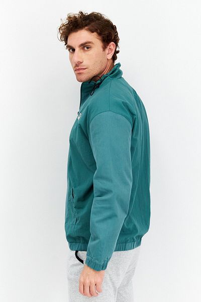 Fila Men Sportswear Fit Mock Neck Long Sleeve Outdoor Jacket, Green