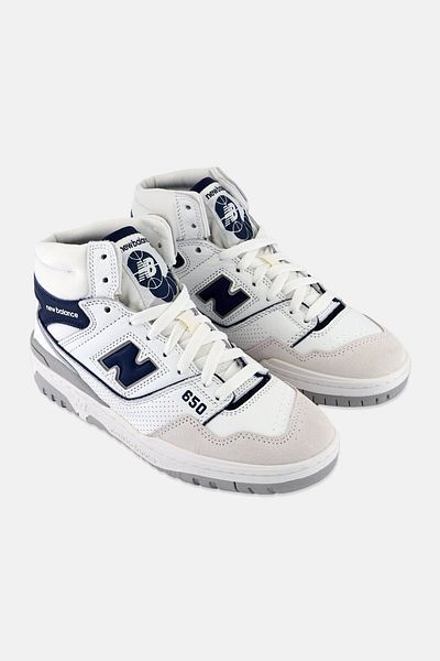 New Balance Men Bb650rwj Standard Lace Up Outdoor Shoes, White