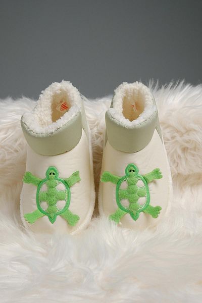 Oksit Αντιολισθητική σόλα Thermal Heat Turtle Pattern - Βρεφικές και παιδικές παντόφλες Home Boots