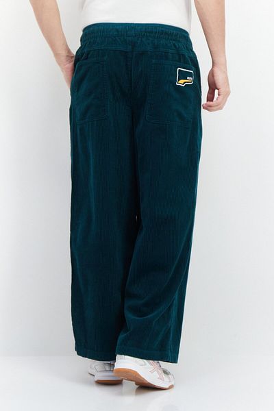 Puma Men Sportswear Fit Wide Keg Outdoor Pants, Green