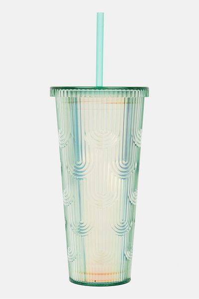 Vessel Mermaid Tumbler With Lid Straw 710ml, Green