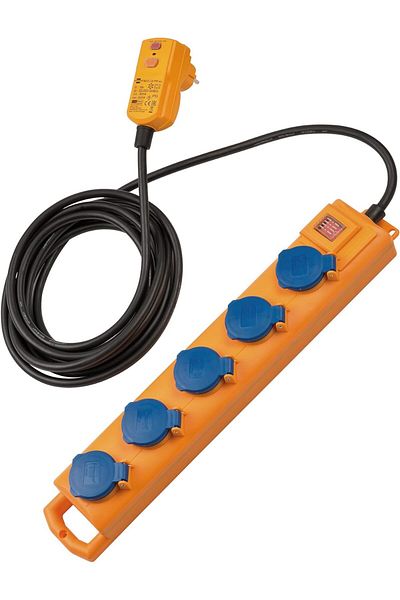STOREMAX Super-Solid Sl Ip54 5 Strip Extension Socket Leakage Current Rolette