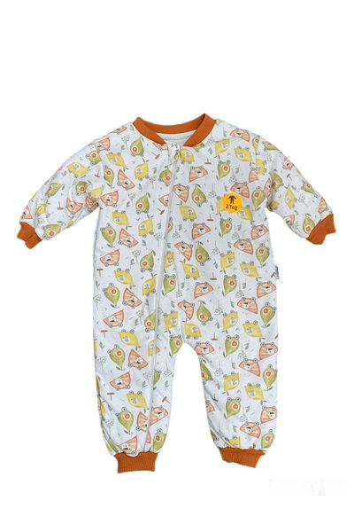 alpmodel Girls Boys Fruit Printed Children's Thick Fiber Filled 2 Tog Printed Patterned Sleeping Bag