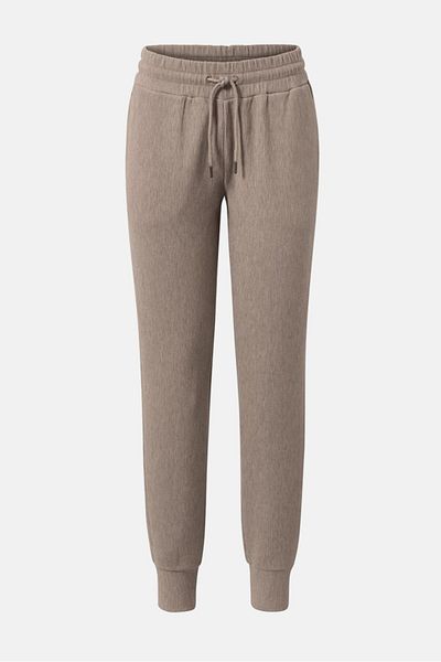 Tchibo Women Sportswear Fit Drawstring Training Sweatpants, Tan