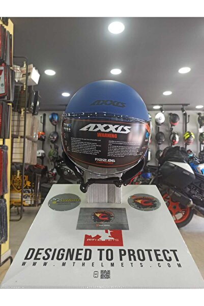 AXXIS Square Yarım Kask (Lacivert)