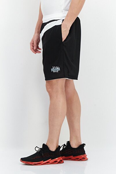 Puma Men Sportswear Fit Brand Logo Training Shorts, White