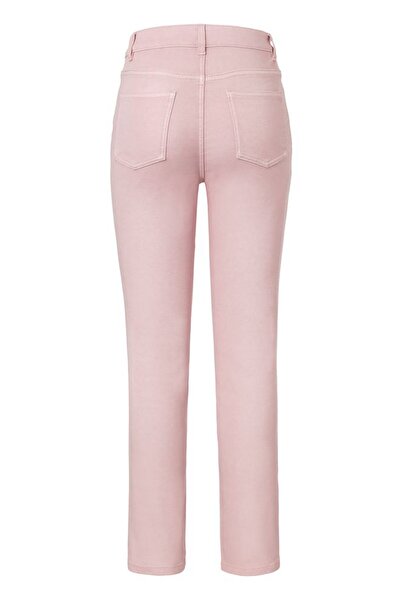 Tchibo Women Regular Fit Plain Stretchable Jeans, Light Pink