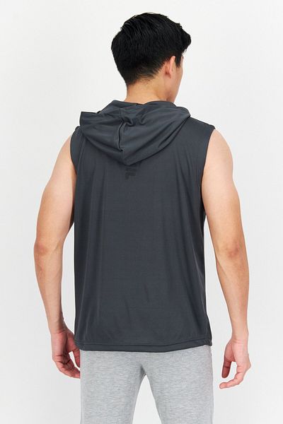 Fila Men Sportswear Fit Sleeveless Training Sweatshirt, Slate Grey