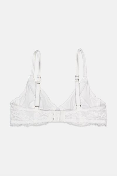 Tchibo Women Non,padded Lace Underwire Bra, White