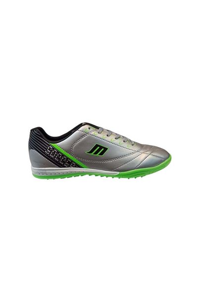 M.P. M.p221-2404 Pantofi de fotbal pentru bărbați Astroturf argintii Mr