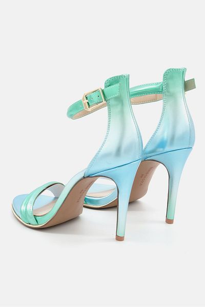 Kenneth Cole Women Medium Brooke Adjustable Sandals, Turquoise