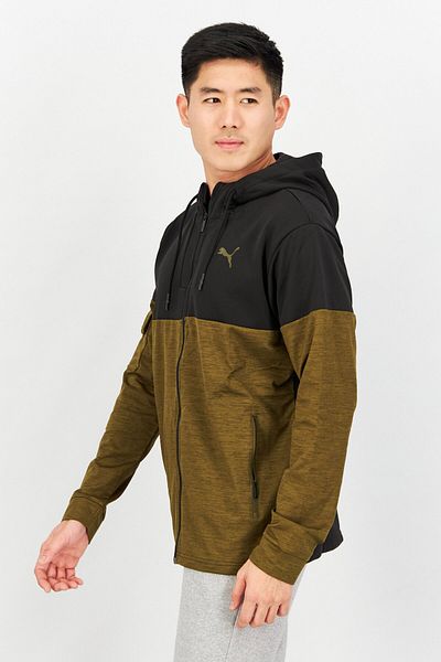 Puma Men Sportswear Fit Long Sleeve Training Jacket, Black