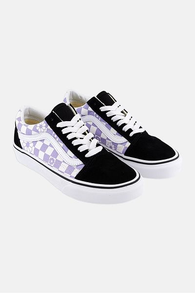 Vans Women Old Skool Lace Up Shoes, Black
