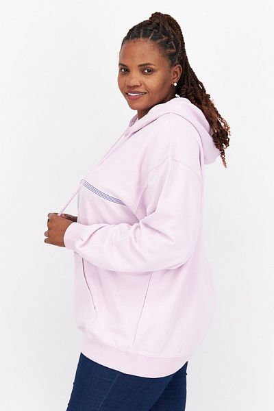 Esprit Women Hooded Long Sleeve Graphics Sweatshirt, Lavender