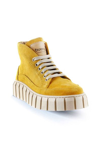 Bueno Shoes Γυναικεία Αθλητικά Μποτάκια - Yellow Suede, Μοντέλο 01wt3400