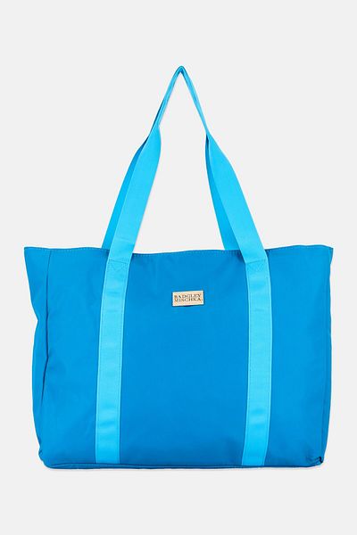 Jewel Badgley Mischka Women Brand Logo Shopper Bag 48 L x 38 H x 15 W cm, Turquoise