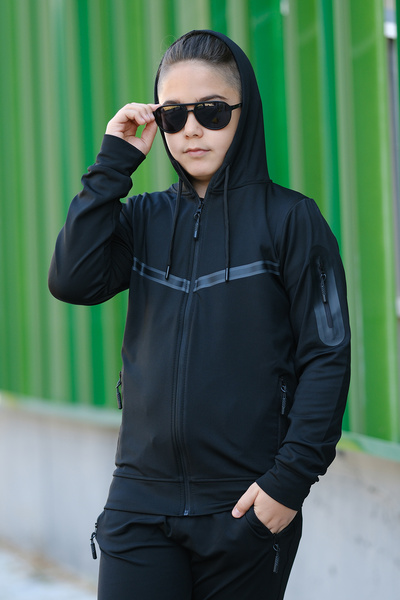 Pina Kids Erkek Çocuk Dalgıç Kumaş Eşofman Takımı ESF.0060