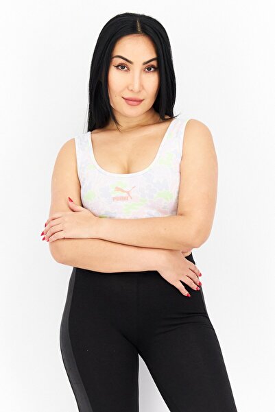 Puma Women Sportswear Fit Sleeveless Training Tops, Pink Combo