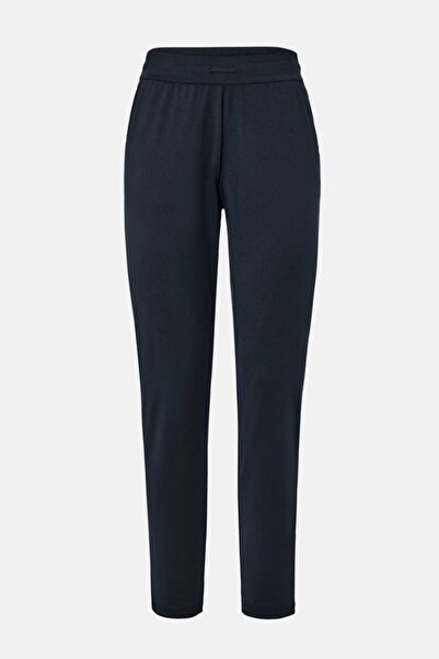 Tchibo Women Sportswear Fit Plain Track Pants, Navy Blue