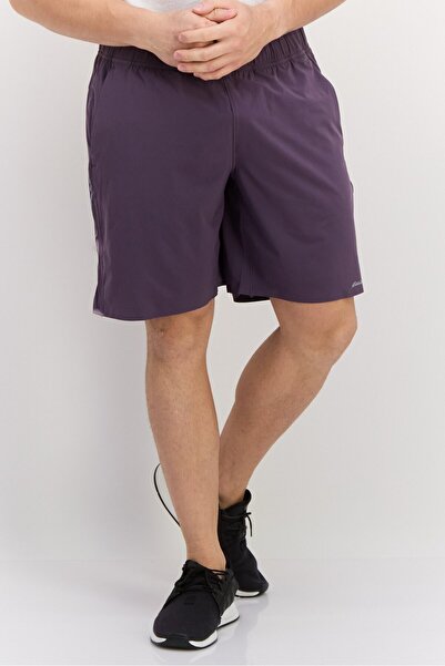 Eddie Bauer شورت تدريب رياضي للرجال، أرجواني