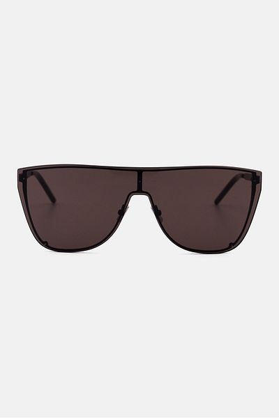 Saint Laurent Men Sl1bmask Shield Sunglasses, Black